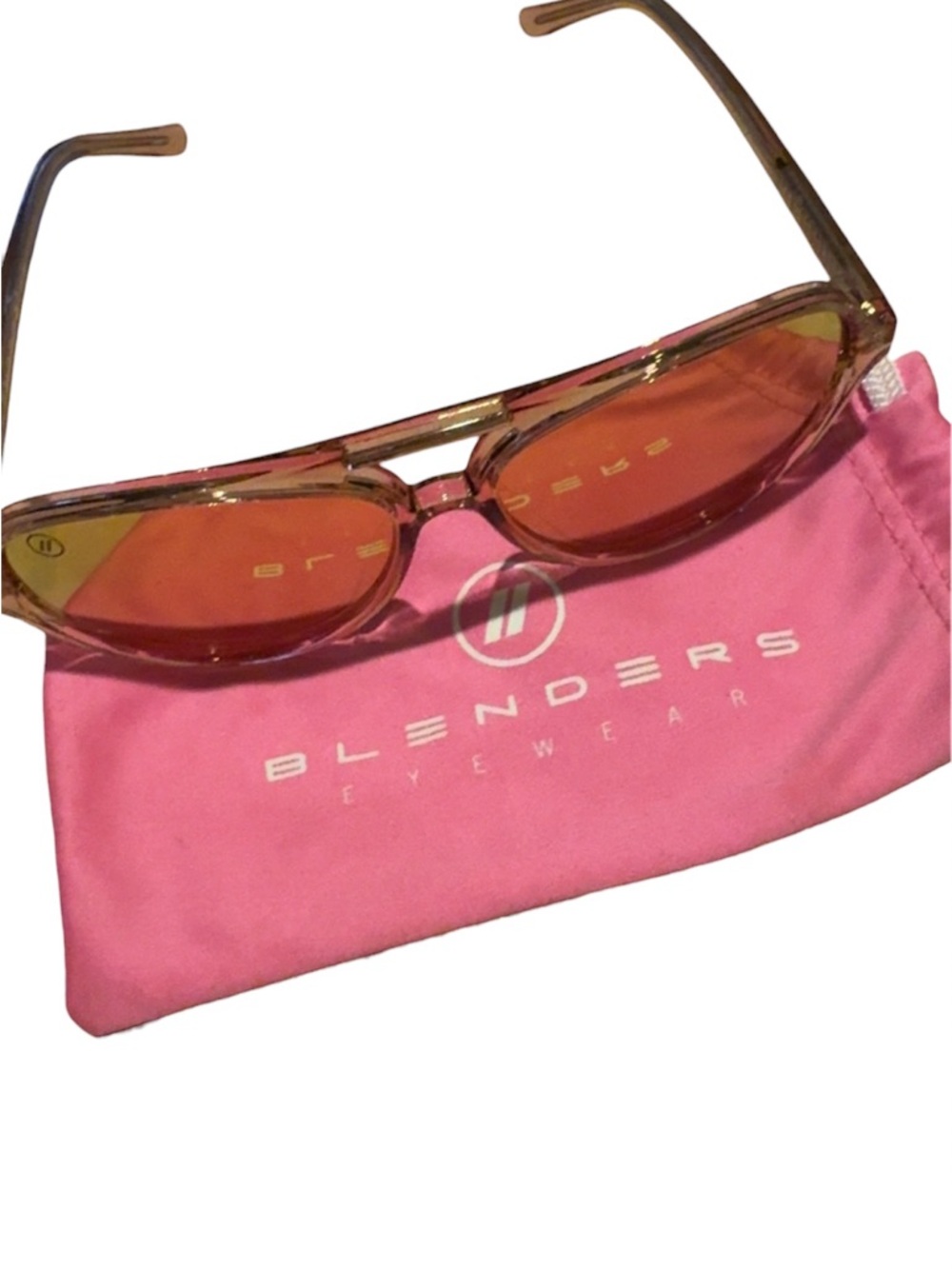 Pink Blenders Eyewear Mirrored Aviators